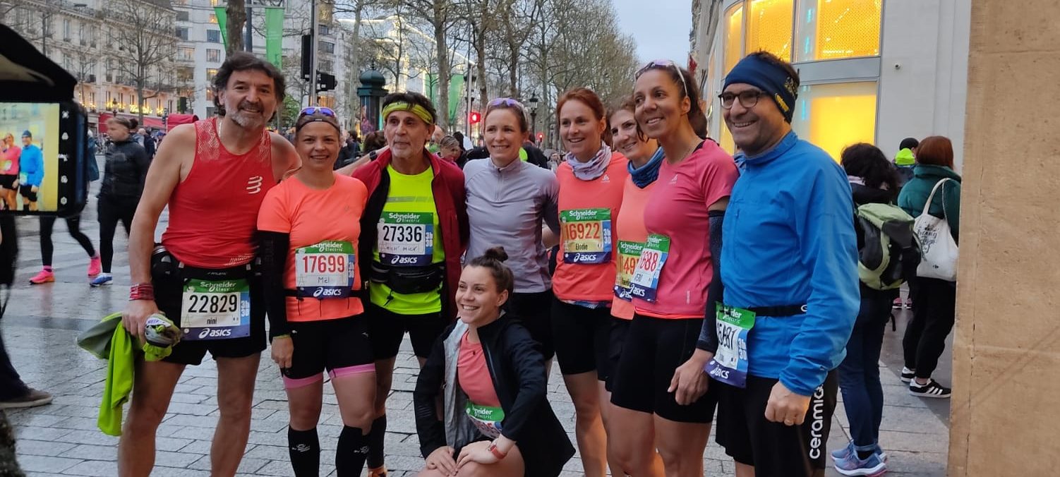 Délégation EATT au marathon de Paris