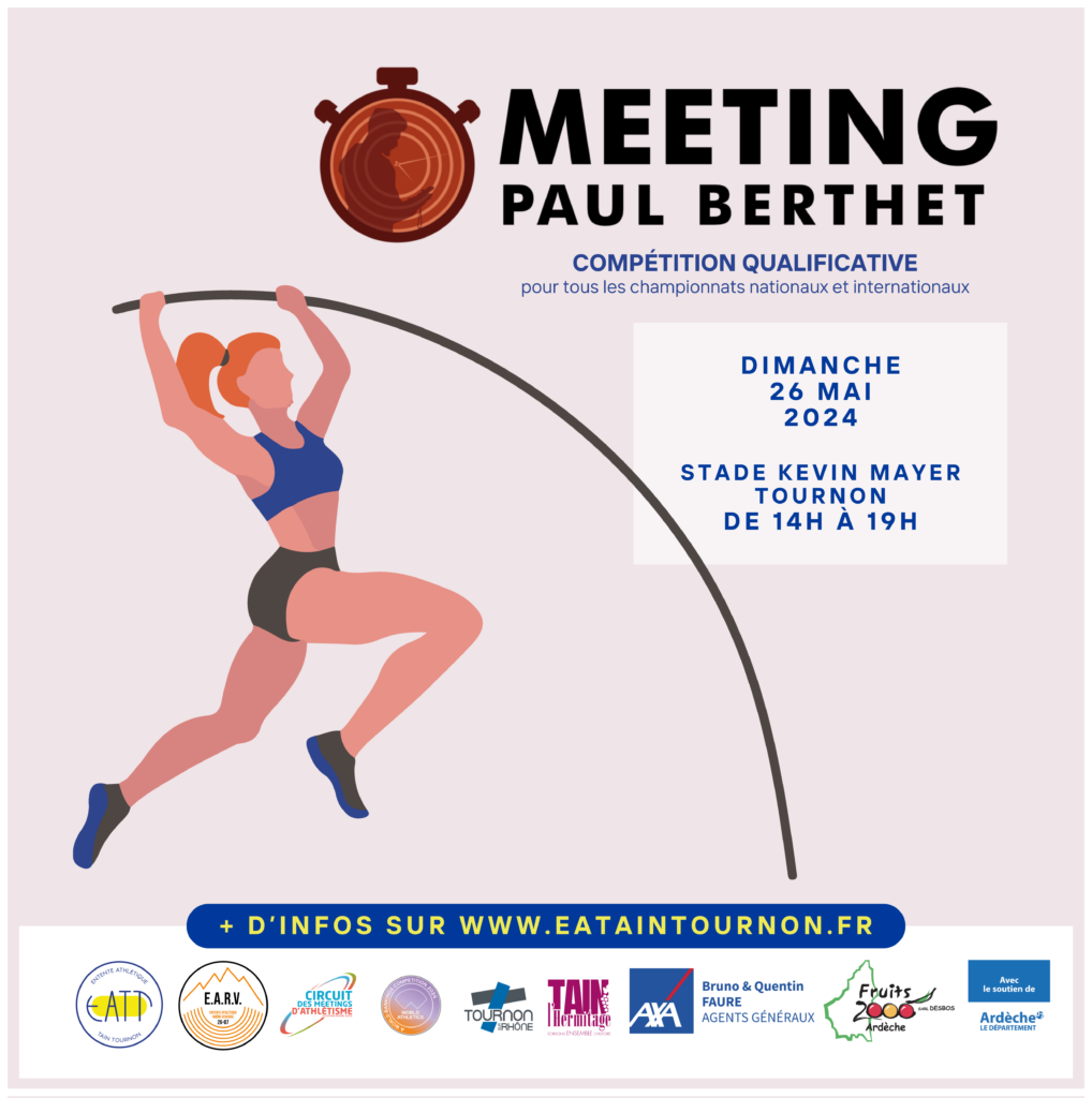 Affiche du meeting Paul Berthet 2024